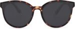 SOJOS Oversized Round Sunglasses for Women and Men - Image 2