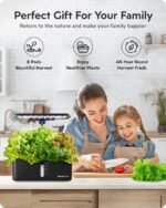 Hydroponics Growing System Indoor Garden: Herb Garden Kit Indoor with LED Grow Light Quiet Smart Water Pump Automatic Timer Healthy Fresh Herbs Vegetables - Hydroponic Planter for Home Kitchen Office - Image 6