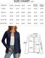 LILLUSORY Women's Cardigan Sweaters Lightweight Fall Oufits Clothes Fashion Trendy Long Sleeve Tops Casual Jackets - Image 6