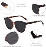 SOJOS Oversized Round Sunglasses for Women and Men - Image 4