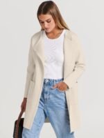 ANRABESS Women's Open Front Knit Lightweight Cardigan Casual Long Coatigan Sweater Lady Jacket Coat 2024 Fall Outerwear - Image 2