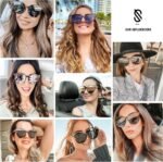 SOJOS Oversized Round Sunglasses for Women and Men - Image 3