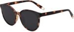 SOJOS Oversized Round Sunglasses for Women and Men