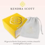 Kendra Scott Letters A-Z Pendant Necklace for Women, Fashion Jewelry, 14k Gold-Plated Brass - Image 4