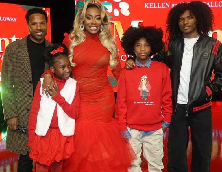 Yandy-Smith-Sings-at-the-Mr-Santa-the-Movie-Premiere-in-Atlanta-in-a-Red-Oyemwen-Gown-Available-at-F