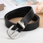 JASGOOD Womens Leather Belts for Jeans Pants 1.1" Width Vintage Ladies Belts for Dresses - Image 4