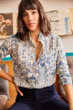 Blouses for Women Fashion, Long Sleeve Button Down Shirts Dressy Casual Tops - Image 4