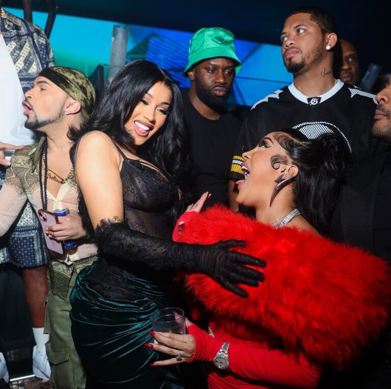 88-Cardi-B-Celebrates-the-New-Year-in-a-Mimoza-Kadriaj-Black-Velvet-Drape-Gown-and-a-Custom-Jordon-W